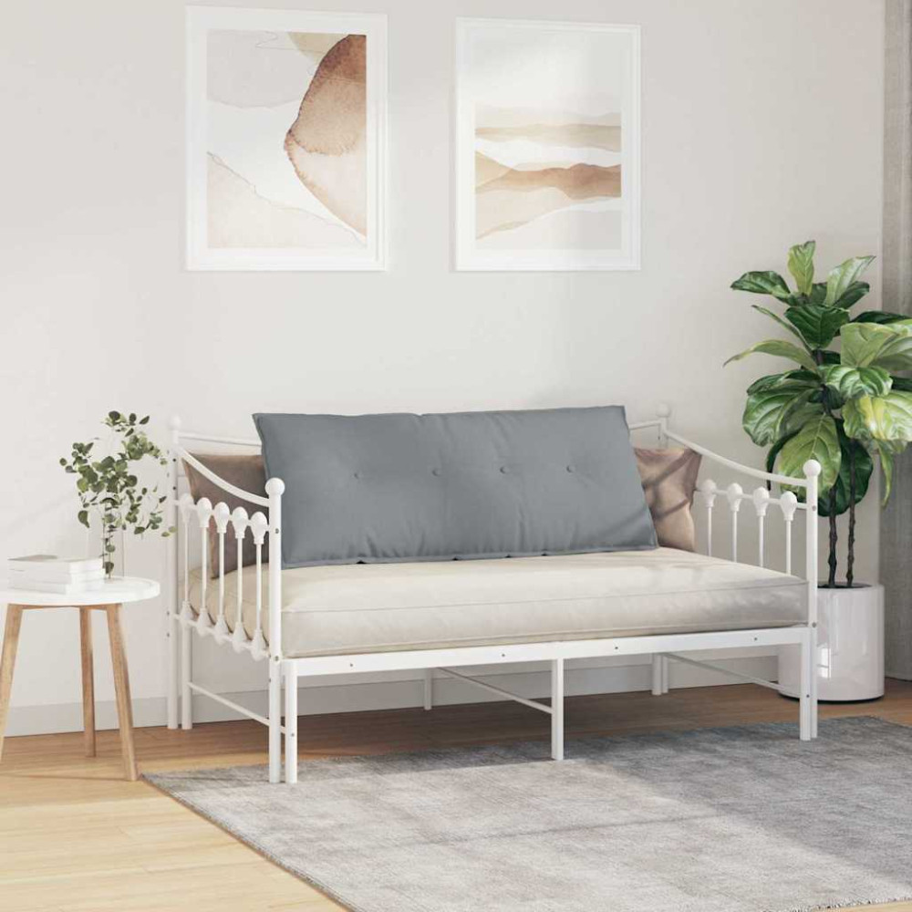 Produktbild för Ryggkudde Ljusgrå 120 x 19 x 50 cm tyg
