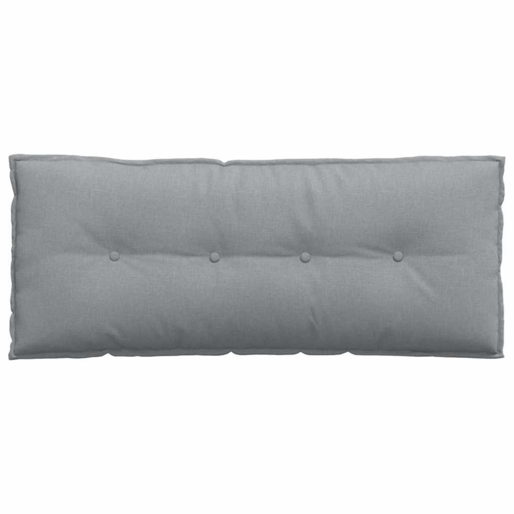 Produktbild för Ryggkudde Ljusgrå 120 x 19 x 50 cm tyg