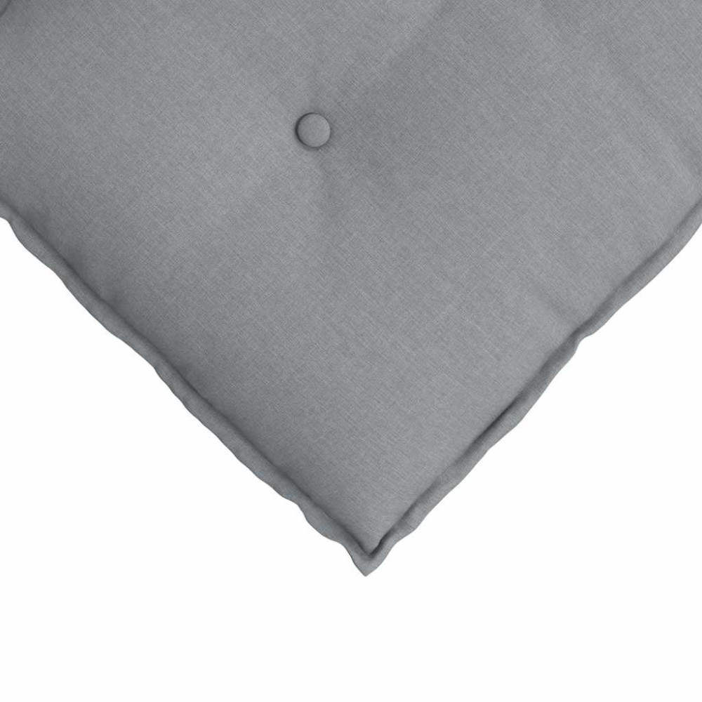 Produktbild för Ryggkudde Ljusgrå 120 x 19 x 50 cm tyg