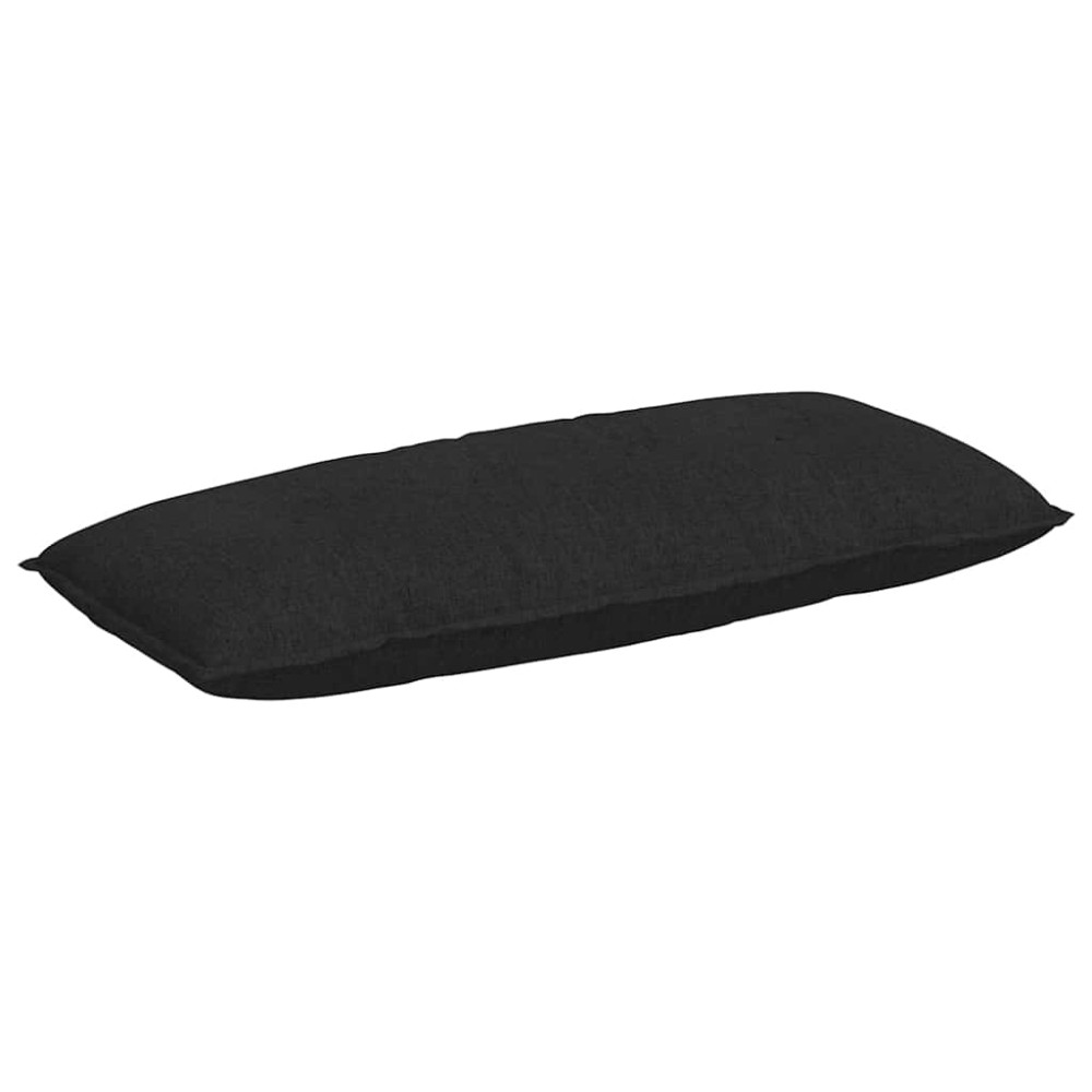 Produktbild för Ryggkudde Svart 120 x 19 x 50 cm tyg