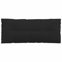 Produktbild för Ryggkudde Svart 120 x 19 x 50 cm tyg