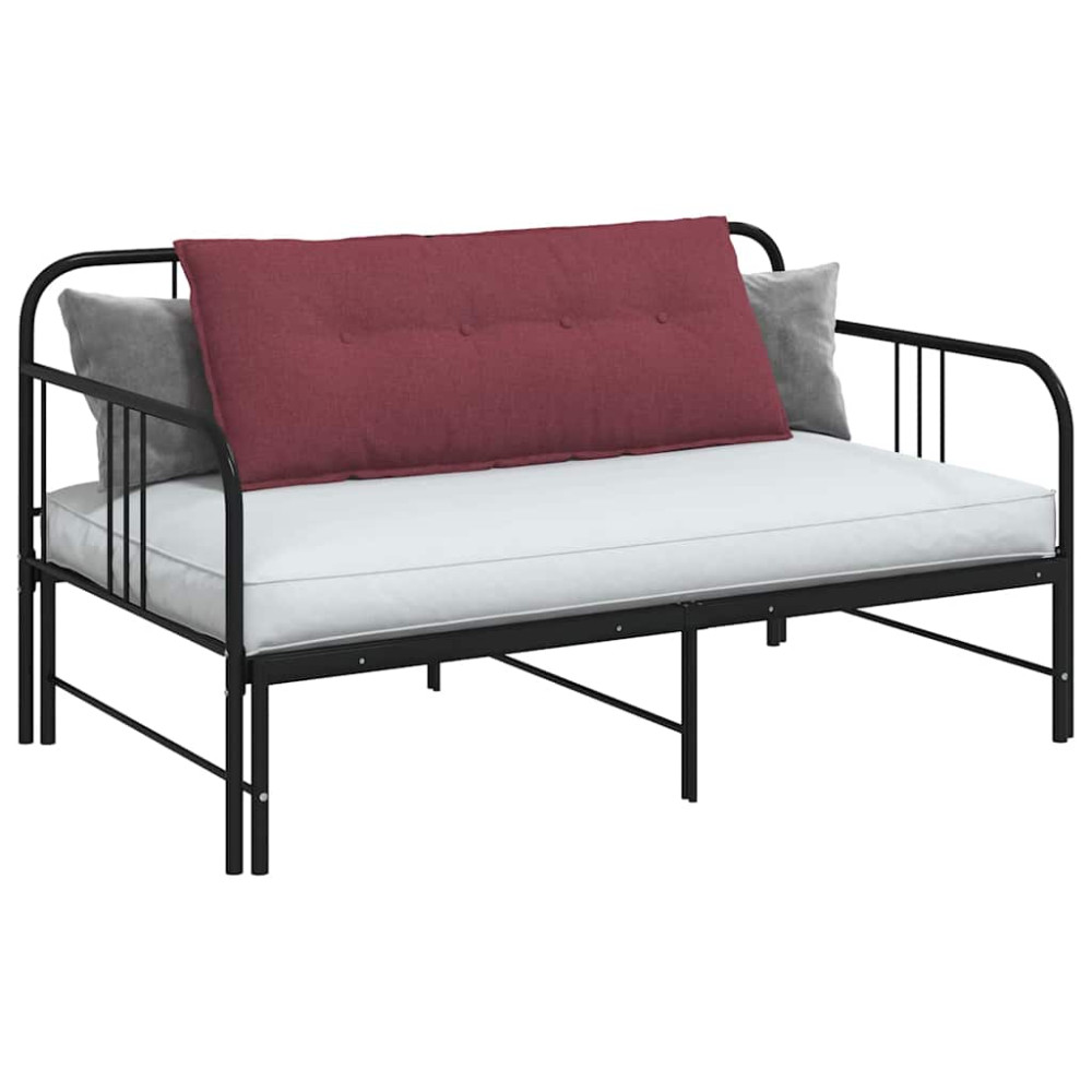 Produktbild för Ryggkudde Vinröd 120 x 19 x 50 cm tyg