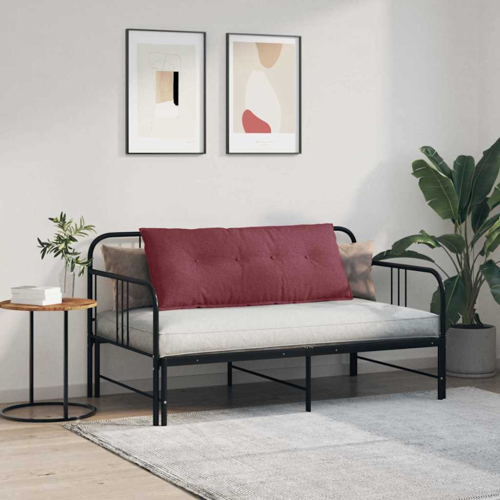 Produktbild för Ryggkudde Vinröd 120 x 19 x 50 cm tyg
