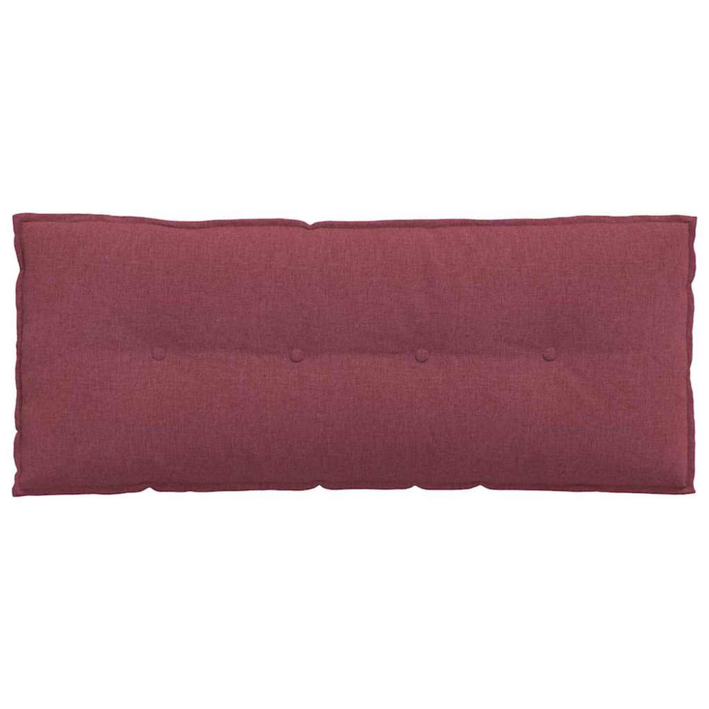 Produktbild för Ryggkudde Vinröd 120 x 19 x 50 cm tyg