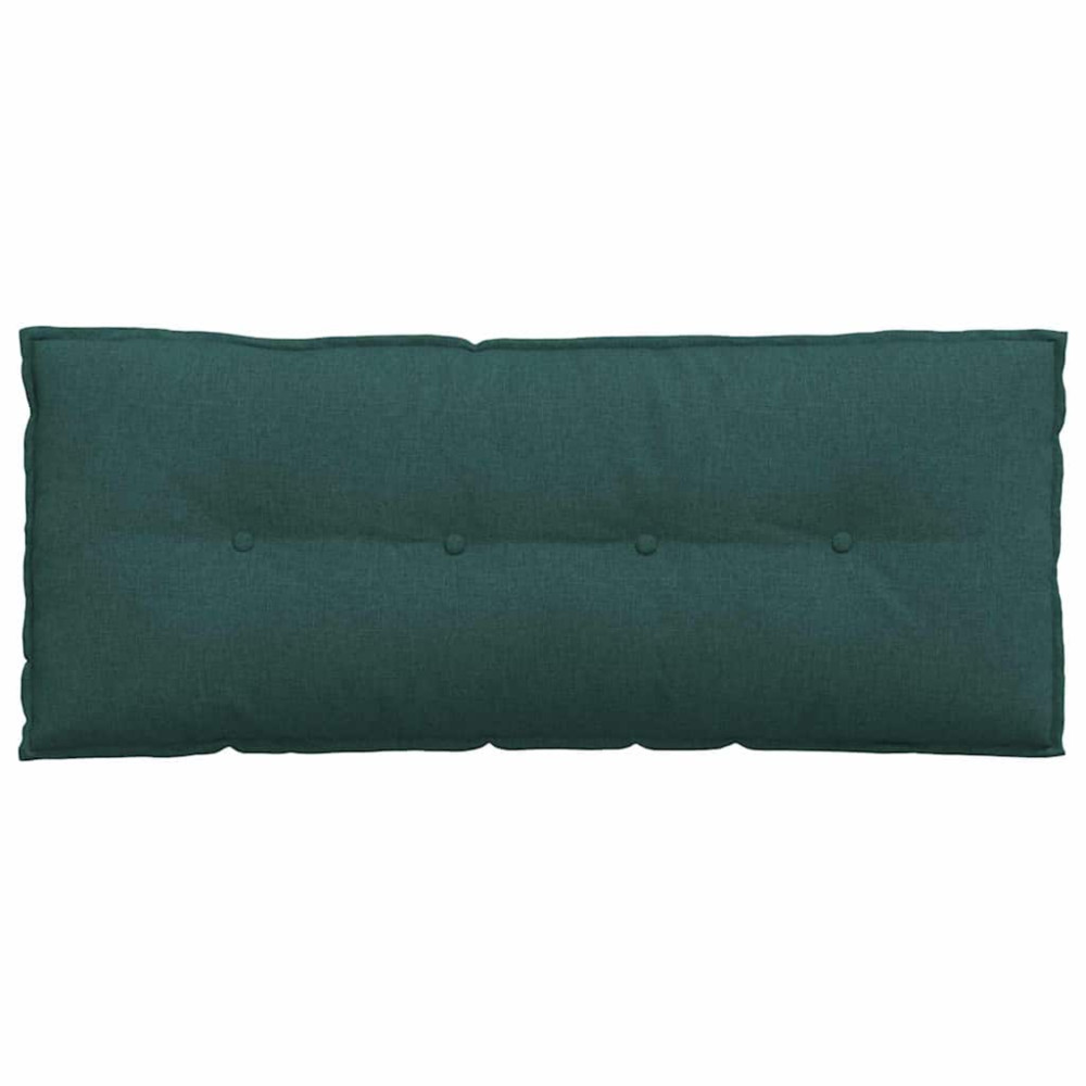 Produktbild för Ryggkudde Mörkgrön 120 x 19 x 50 cm tyg