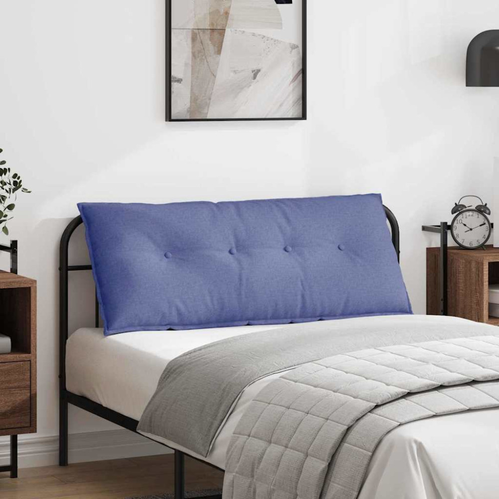 Produktbild för Ryggkudde Jeansblå 120 x 19 x 50 cm tyg