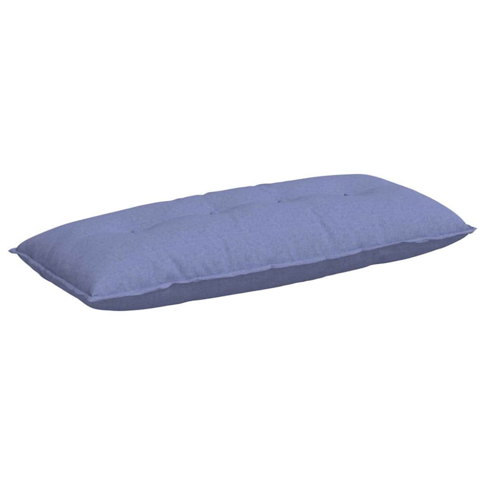 Produktbild för Ryggkudde Jeansblå 120 x 19 x 50 cm tyg
