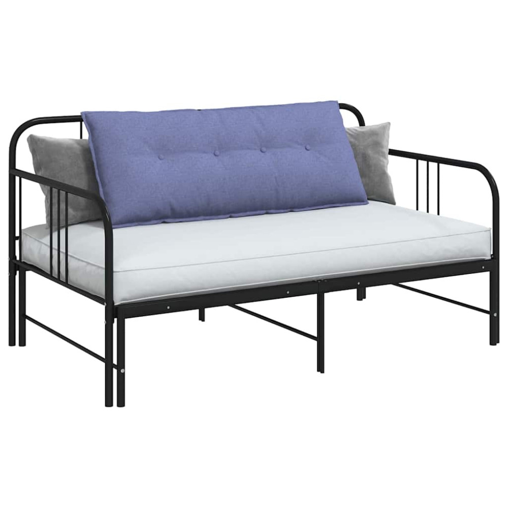 Produktbild för Ryggkudde Jeansblå 120 x 19 x 50 cm tyg