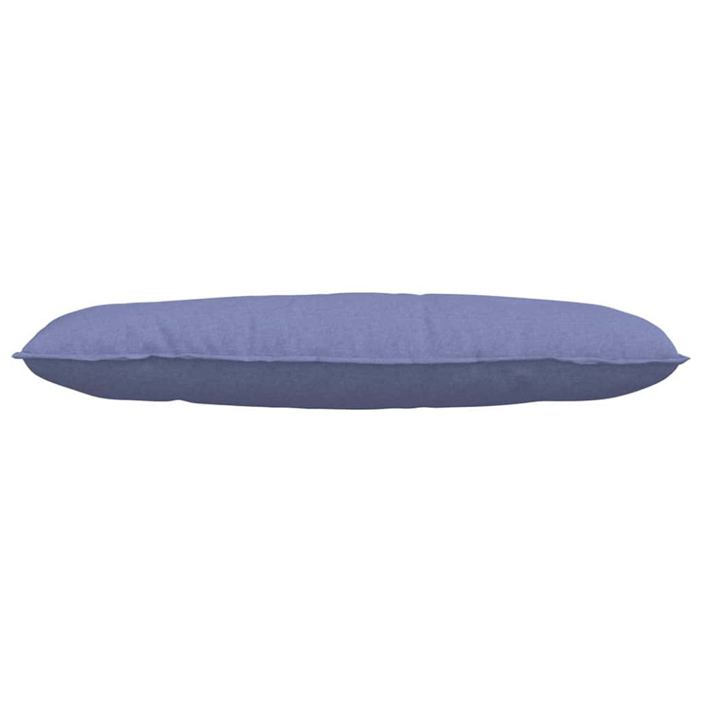 Produktbild för Ryggkudde Jeansblå 120 x 19 x 50 cm tyg