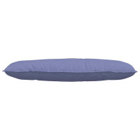 Produktbild för Ryggkudde Jeansblå 120 x 19 x 50 cm tyg