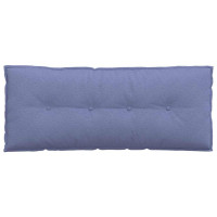 Produktbild för Ryggkudde Jeansblå 120 x 19 x 50 cm tyg