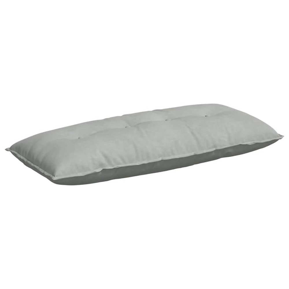 Produktbild för Ryggkudde Ljusgrå 120 x 50 cm Kordread tyg