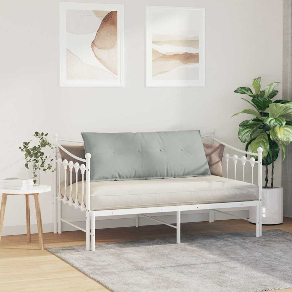 Produktbild för Ryggkudde Ljusgrå 120 x 50 cm Kordread tyg