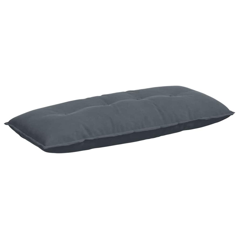 Produktbild för Ryggkudde Mörkgrå 120 x 50 cm Kordread tyg