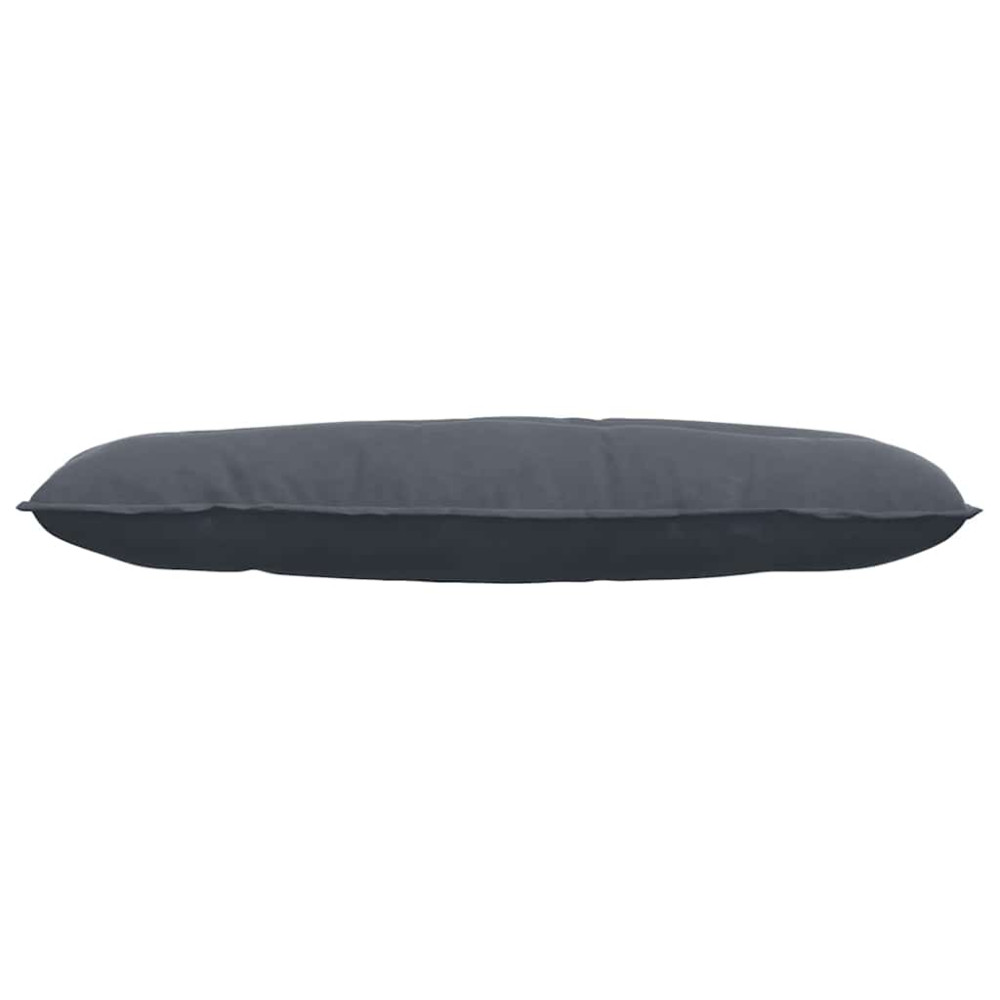 Produktbild för Ryggkudde Mörkgrå 120 x 50 cm Kordread tyg