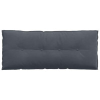 Produktbild för Ryggkudde Mörkgrå 120 x 50 cm Kordread tyg