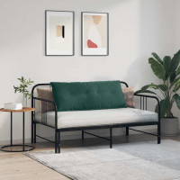 Produktbild för Ryggkudde Mörkgrön 120 x 50 cm Kordread tyg