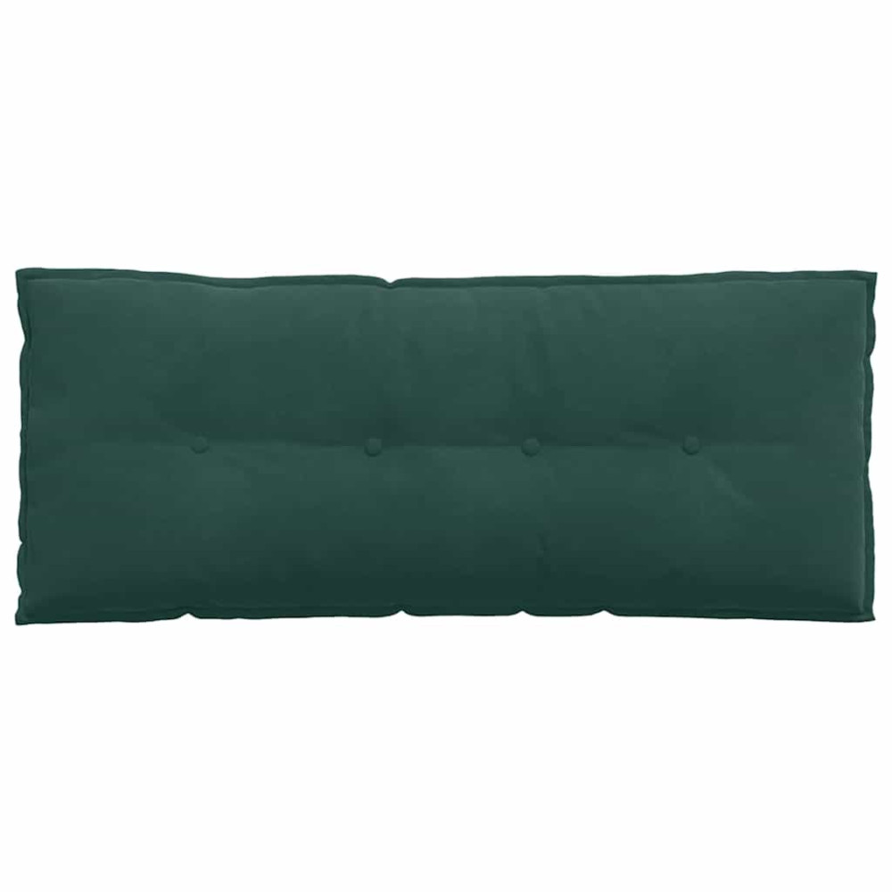 Produktbild för Ryggkudde Mörkgrön 120 x 50 cm Kordread tyg