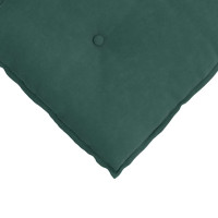 Produktbild för Ryggkudde Mörkgrön 120 x 50 cm Kordread tyg