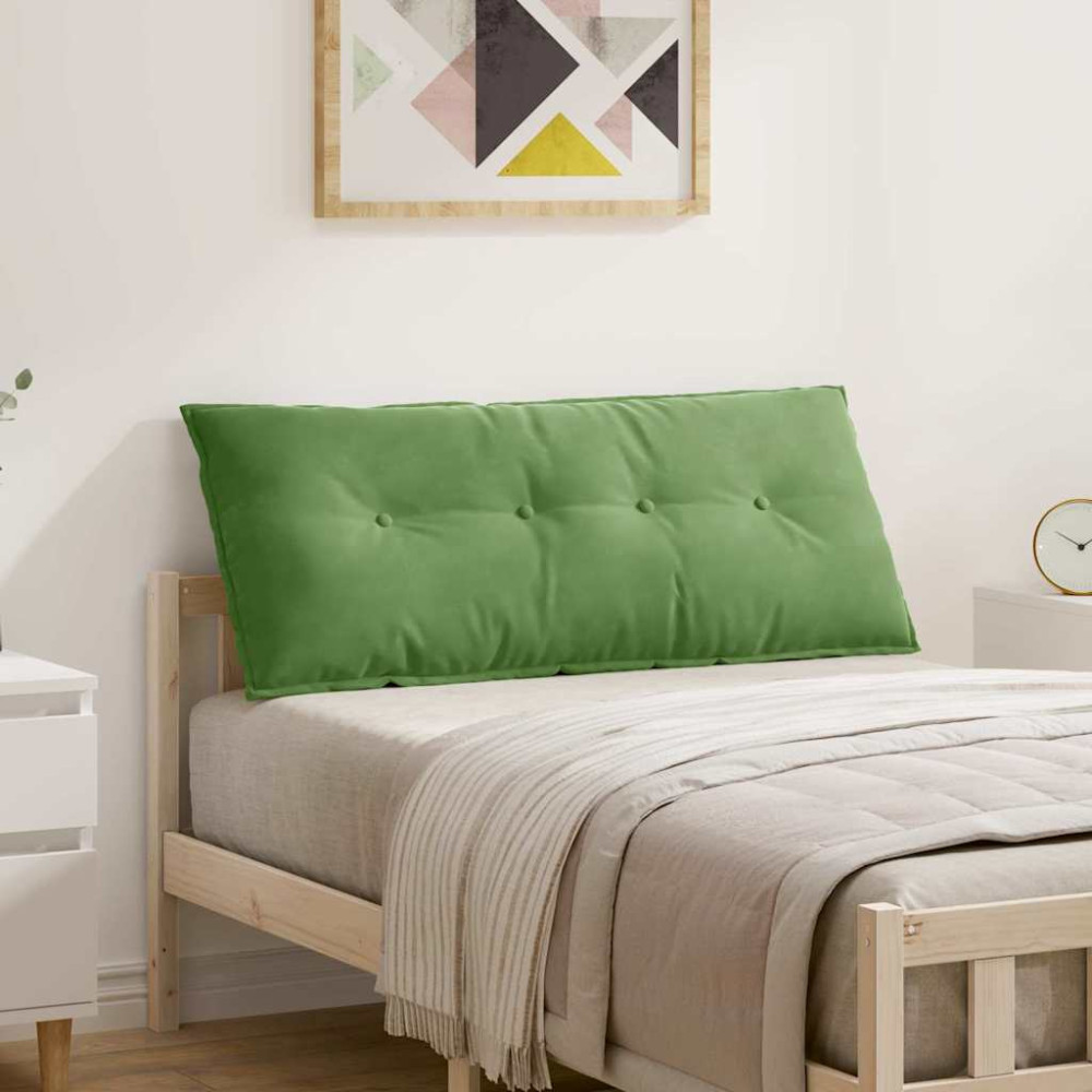 Produktbild för Ryggkudde Ljusgrön 120 x 50 cm Kordread tyg
