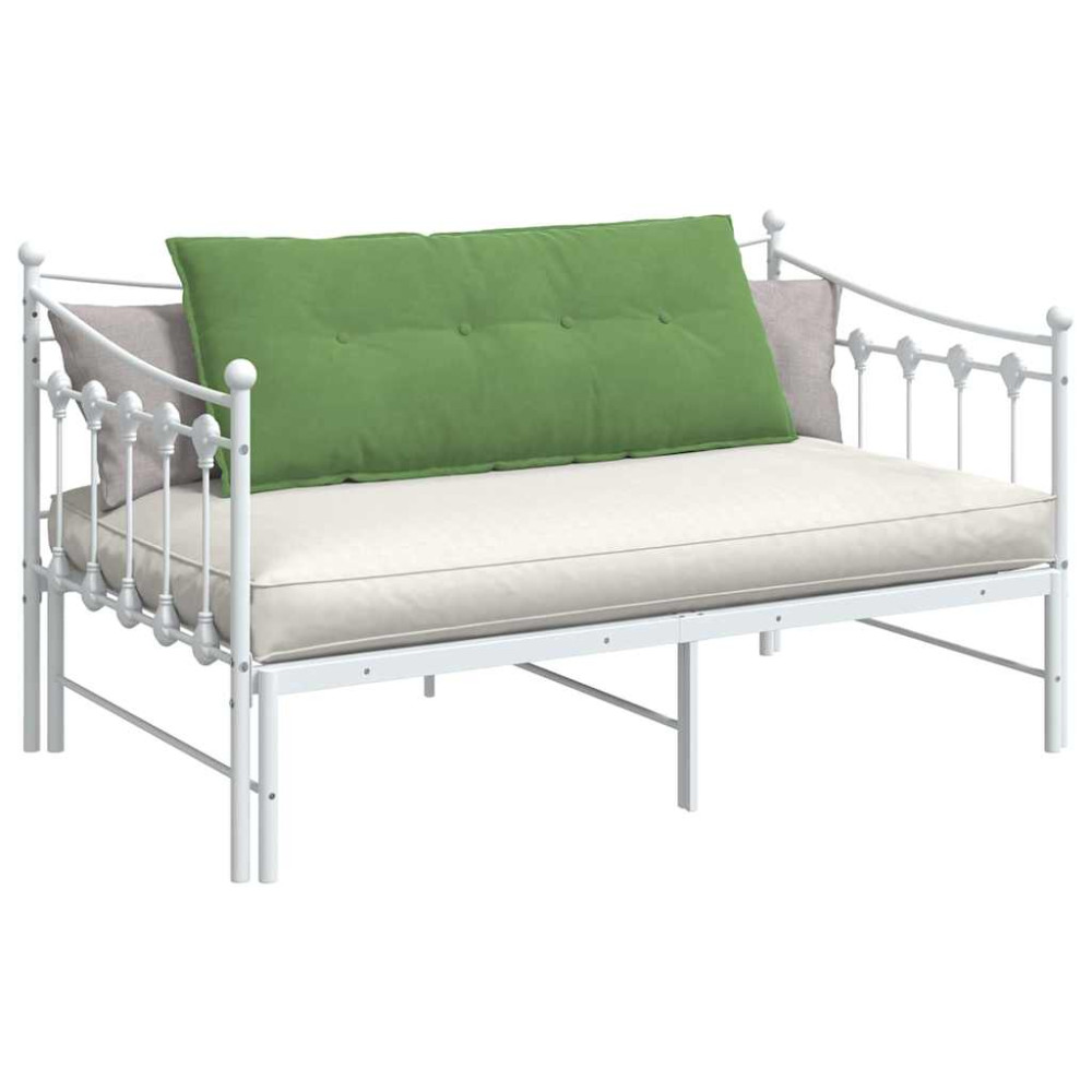 Produktbild för Ryggkudde Ljusgrön 120 x 50 cm Kordread tyg