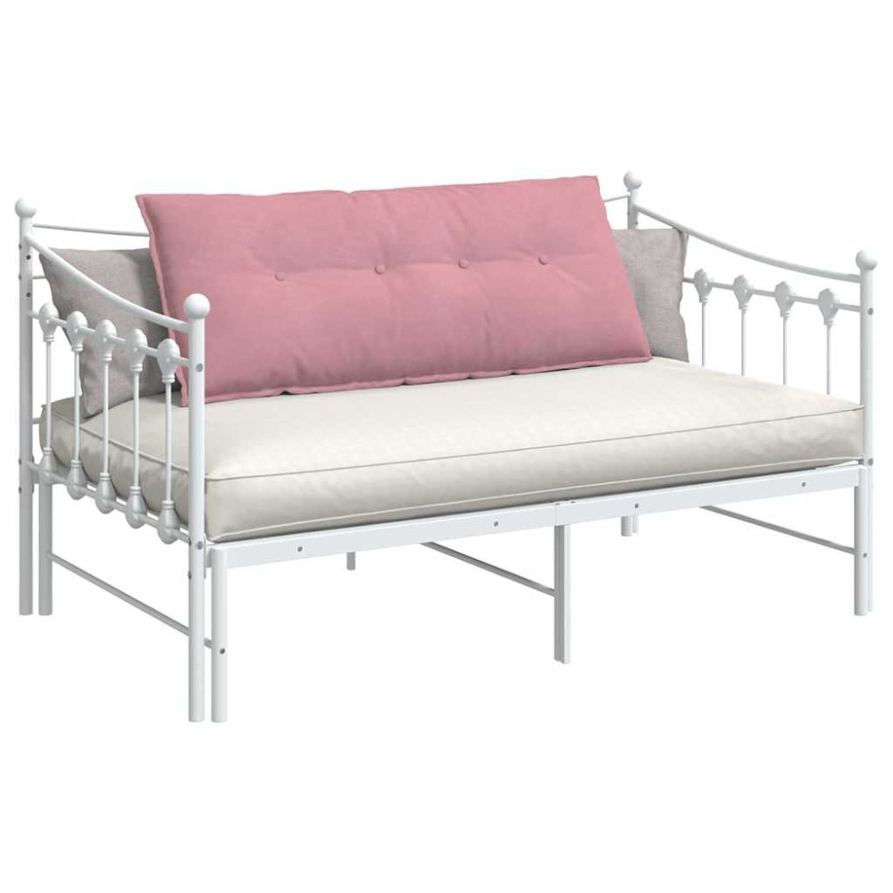 Produktbild för Ryggkudde Rosa 120 x 50 cm Kordread tyg