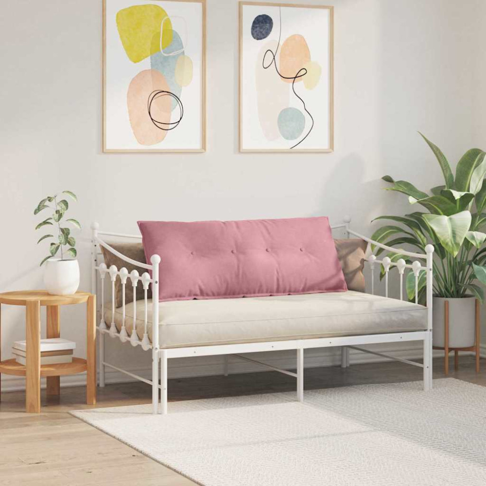 Produktbild för Ryggkudde Rosa 120 x 50 cm Kordread tyg