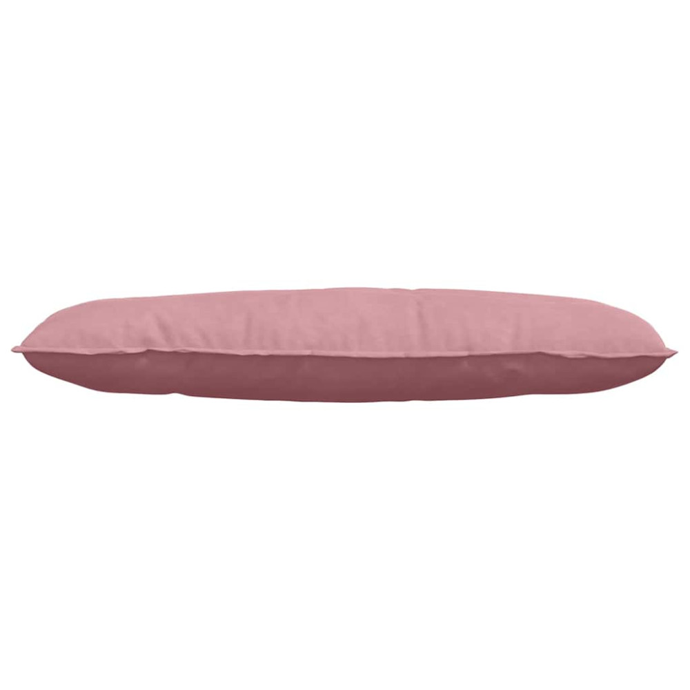 Produktbild för Ryggkudde Rosa 120 x 50 cm Kordread tyg