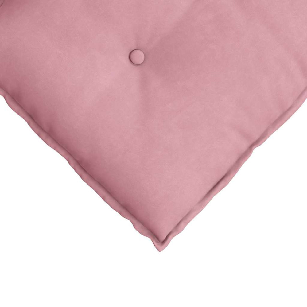 Produktbild för Ryggkudde Rosa 120 x 50 cm Kordread tyg