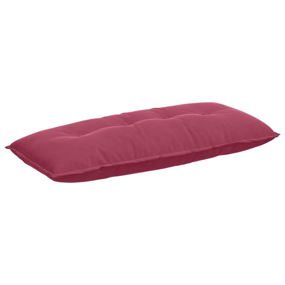 Produktbild för Ryggkudde Vinröd 120 x 50 cm Kordread tyg