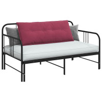 Produktbild för Ryggkudde Vinröd 120 x 50 cm Kordread tyg