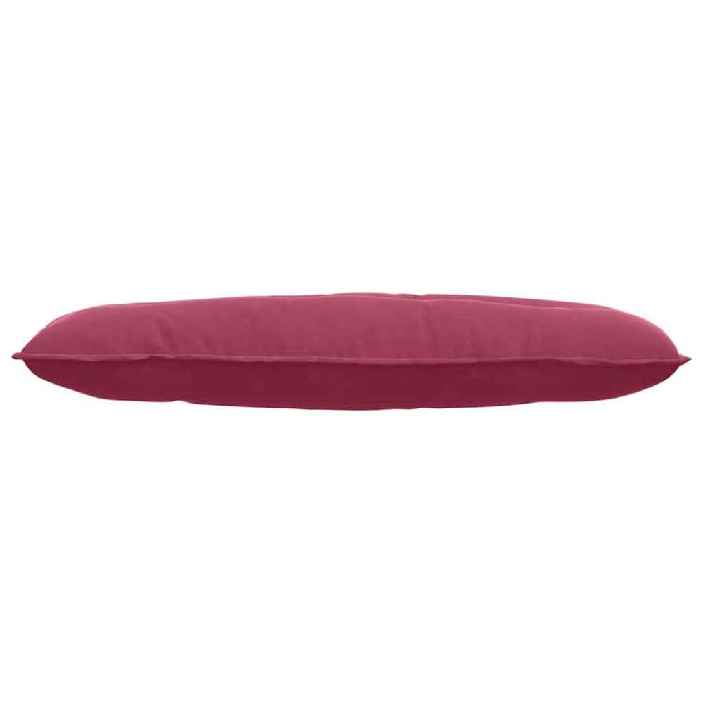 Produktbild för Ryggkudde Vinröd 120 x 50 cm Kordread tyg