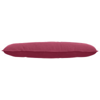 Produktbild för Ryggkudde Vinröd 120 x 50 cm Kordread tyg