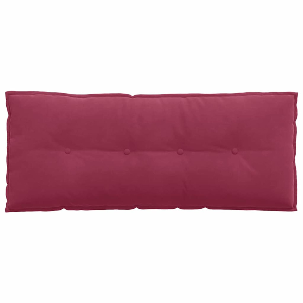 Produktbild för Ryggkudde Vinröd 120 x 50 cm Kordread tyg