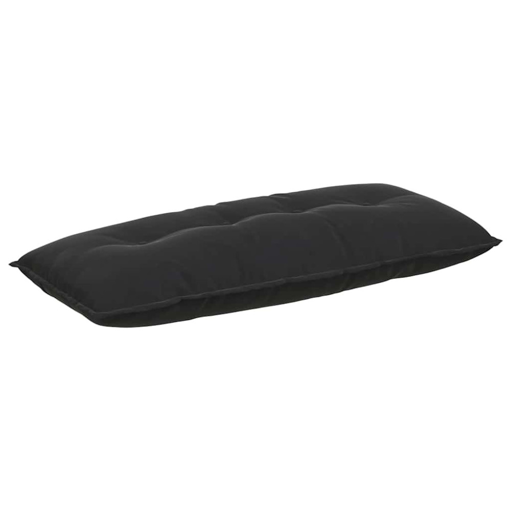 Produktbild för Ryggkudde Svart 120 x 50 cm Kordread tyg