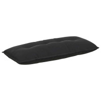 Produktbild för Ryggkudde Svart 120 x 50 cm Kordread tyg