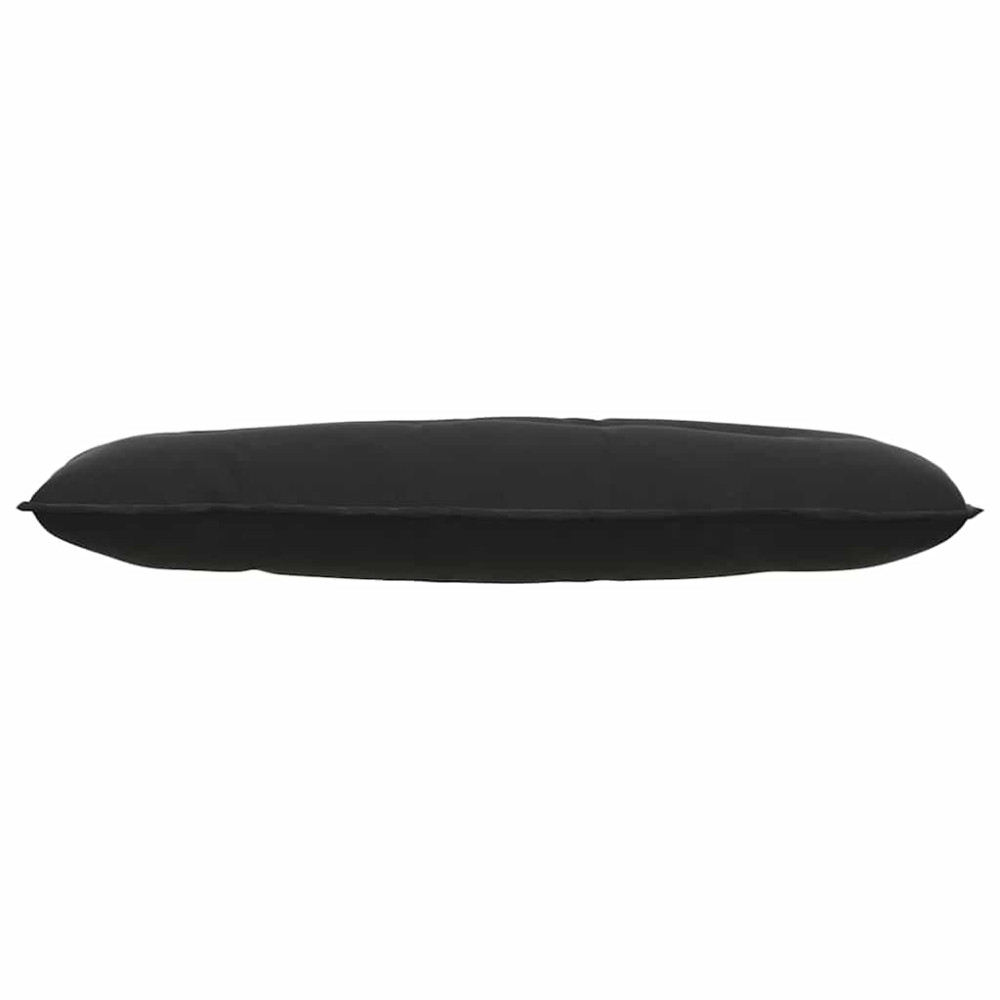 Produktbild för Ryggkudde Svart 120 x 50 cm Kordread tyg
