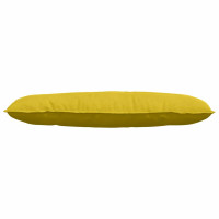 Produktbild för Ryggkudde Gul 120 x 50 cm Kordread tyg