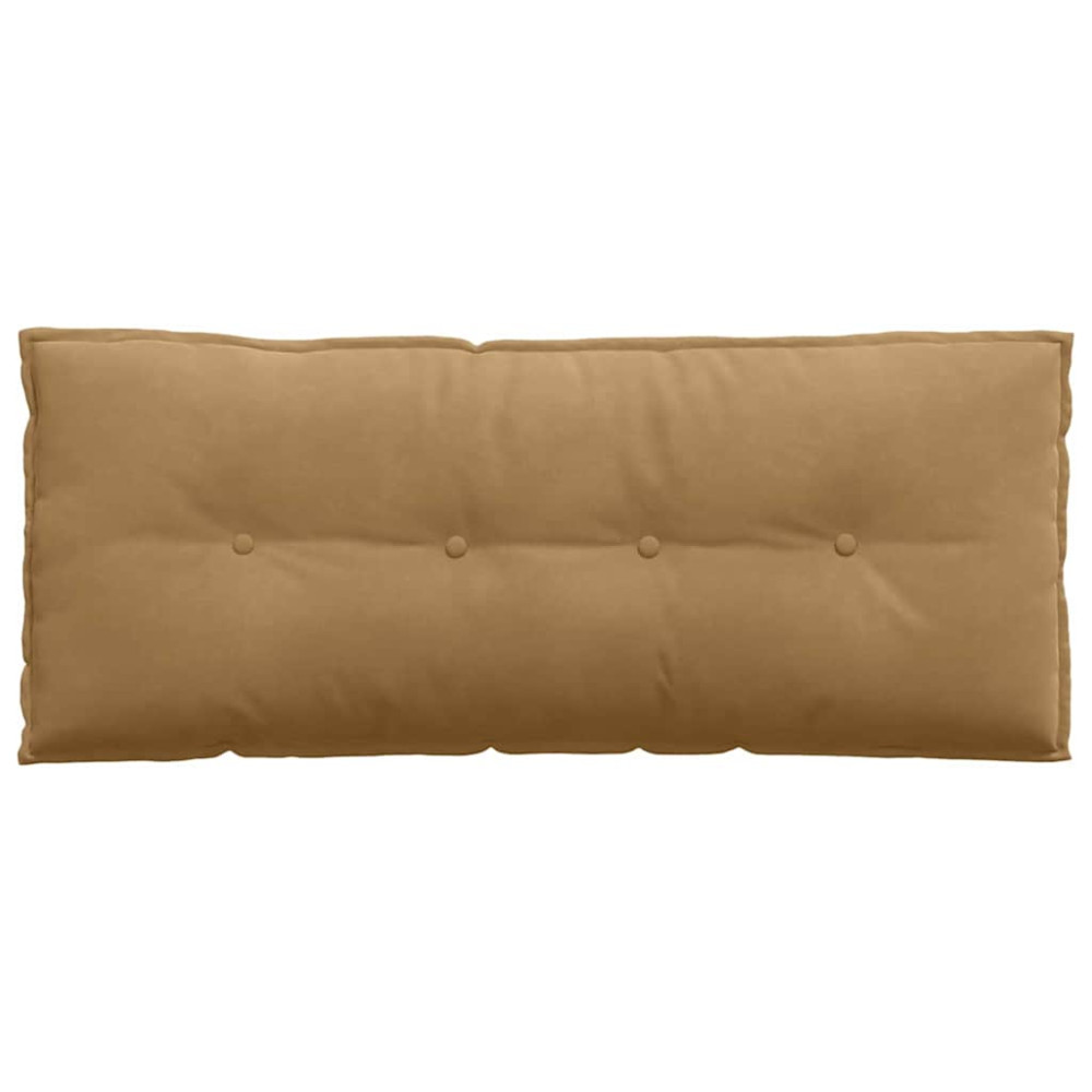 Produktbild för Ryggkudde Brun 120 x 50 cm Kordread tyg