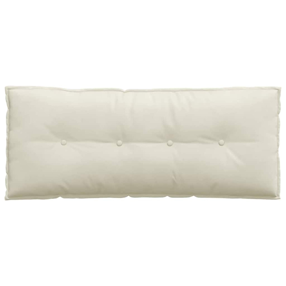 Produktbild för Ryggkudde Kräm 120 x 50 cm Kordread tyg