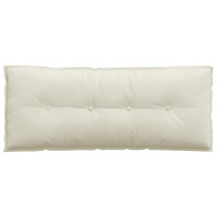 Produktbild för Ryggkudde Kräm 120 x 50 cm Kordread tyg