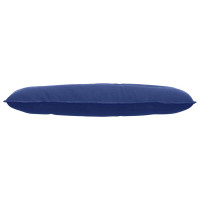 Produktbild för Ryggkudde Polisblå 120 x 50 cm Kordread tyg