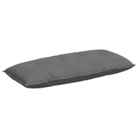 Produktbild för Ryggkudde Mörkgrå 120 x 50 cm Mikrofiber Tyg