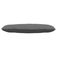 Produktbild för Ryggkudde Mörkgrå 120 x 50 cm Mikrofiber Tyg