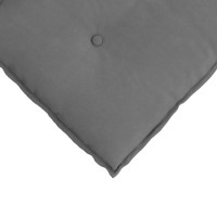 Produktbild för Ryggkudde Mörkgrå 120 x 50 cm Mikrofiber Tyg