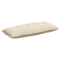 Produktbild för Ryggkudde Beige 120 x 50 cm Mikrofiber Tyg