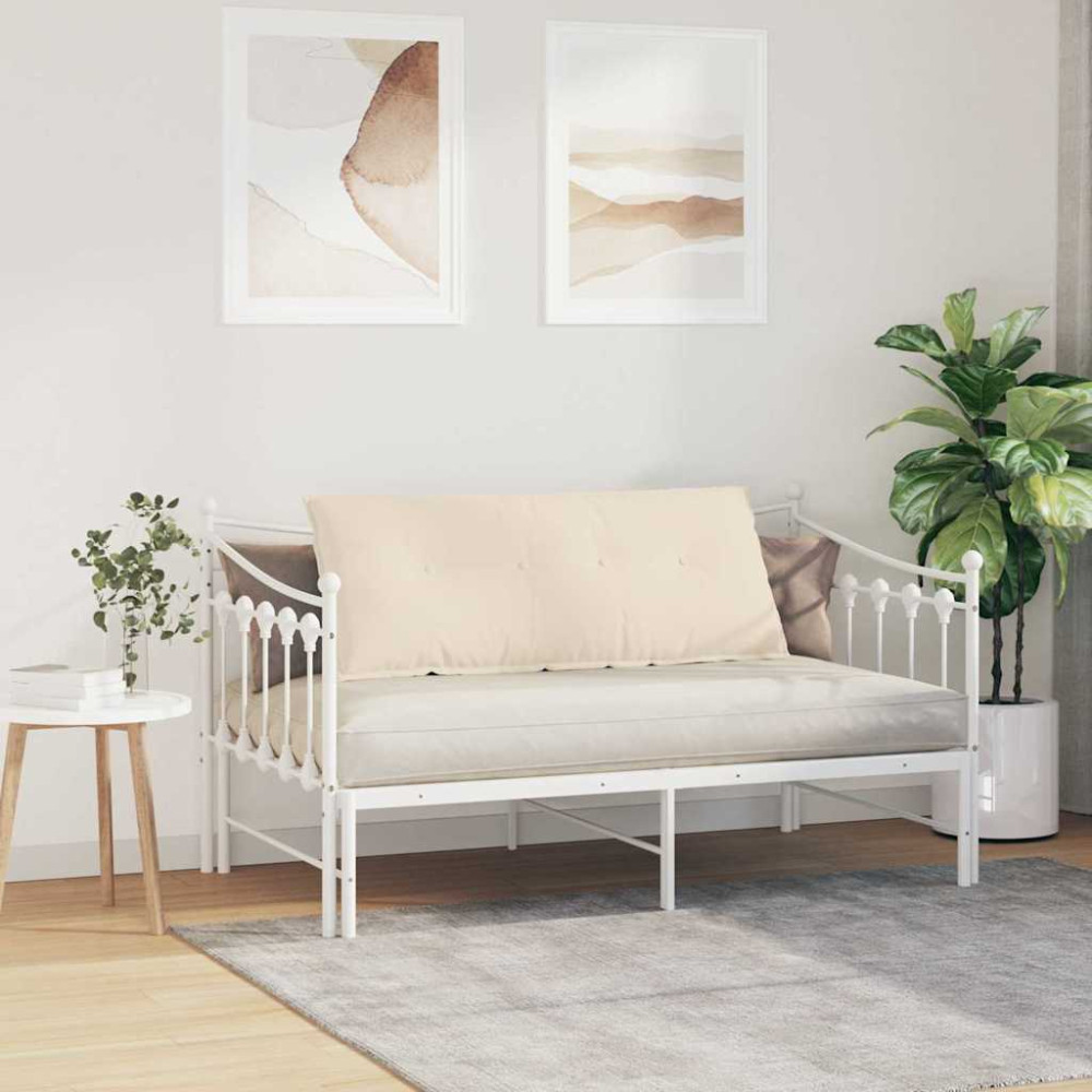 Produktbild för Ryggkudde Beige 120 x 50 cm Mikrofiber Tyg