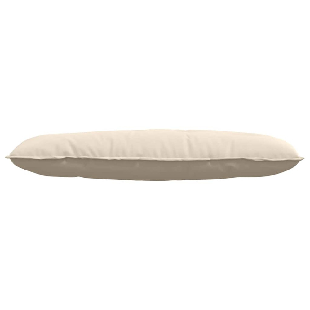 Produktbild för Ryggkudde Beige 120 x 50 cm Mikrofiber Tyg