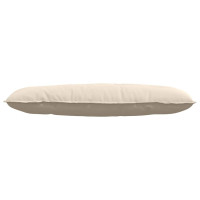 Produktbild för Ryggkudde Beige 120 x 50 cm Mikrofiber Tyg