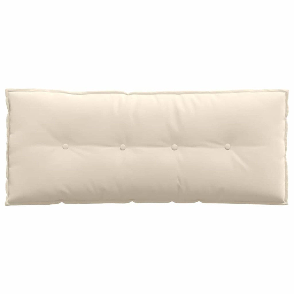 Produktbild för Ryggkudde Beige 120 x 50 cm Mikrofiber Tyg